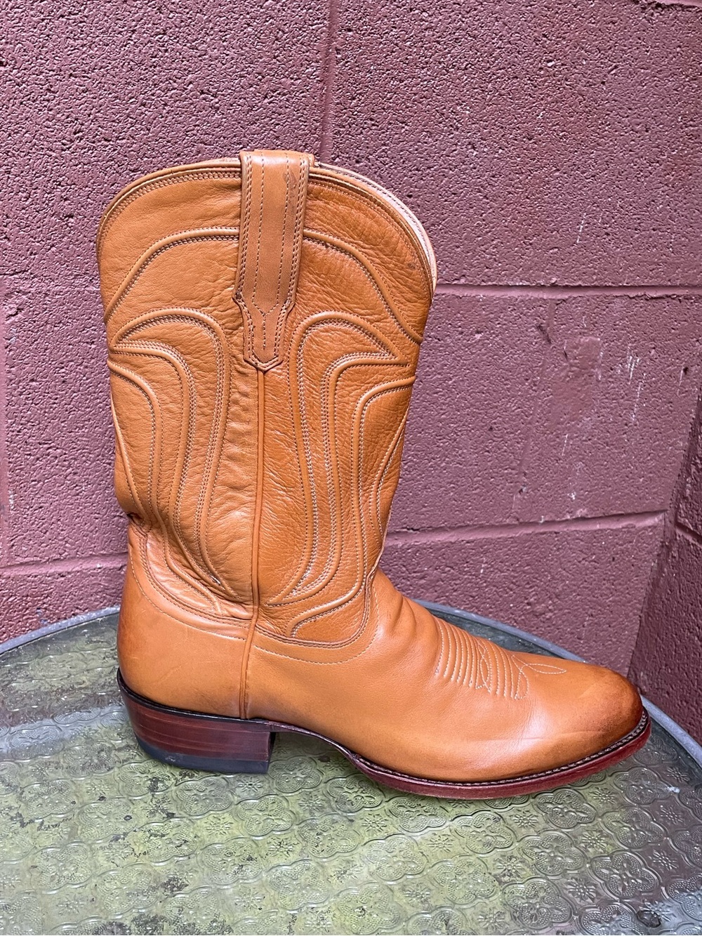 Tecovas Tan Western Cowboy boots Size 10 D